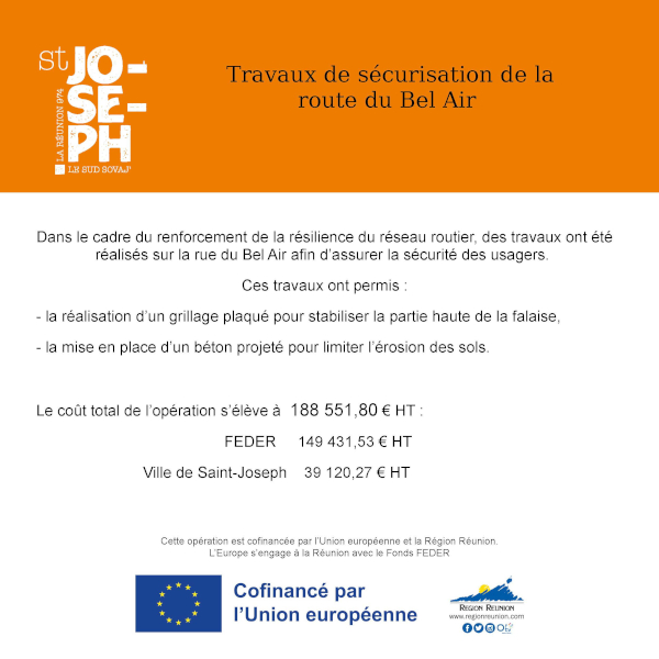 Sécurisation Route de Bel Air
